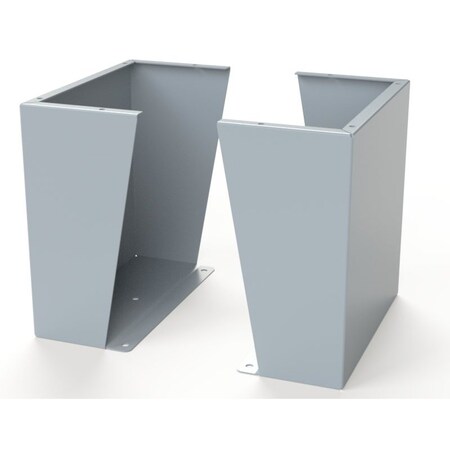 Saginaw Control & Engineering Floor Stand Kit, 18 in. H x 18 in. W x 9.12 in. L, Carbon Steel, 1 PR SCE-FK1818